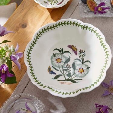 Botanic Garden  Lotus Blossom Salad Bowl, Spanish Gum